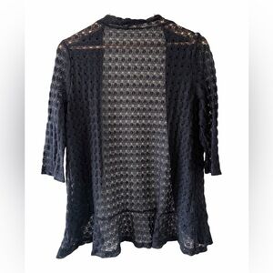 Y2K Black Lace Cardigan